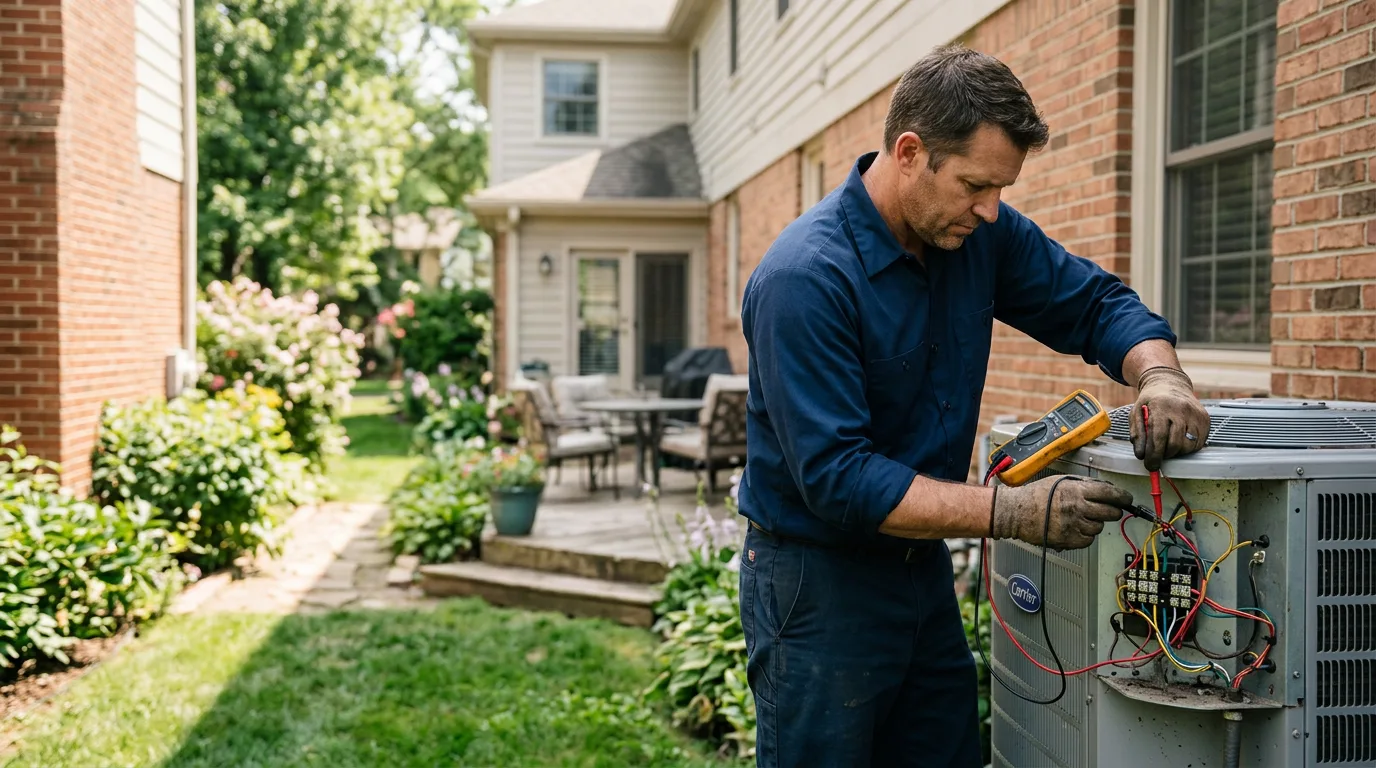 HVAC technician working near Strattanville, PA
